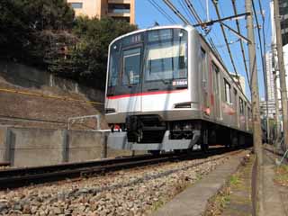 Foto, materiell, befreit, Landschaft, Bild, hat Foto auf Lager,Tokyu Toyoko-Linie, Eisenbahn, Zug, Tokyu-Linie, Fährte