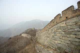 Foto, materiell, befreit, Landschaft, Bild, hat Foto auf Lager,Mu Tian Yu große Mauer, Burgmauer, Vorsicht in einer Burg, Der Hsiung-Nu, 