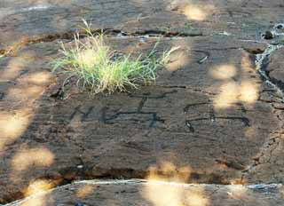 photo,material,free,landscape,picture,stock photo,Creative Commons,Puako Petroglyph, Lava, Lock art, Petroglyph, kaha-kii