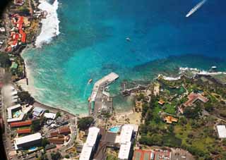 photo, la matière, libre, aménage, décrivez, photo de la réserve,Hawaï Île chi leurre kona, ville, recours, plage, Bleu