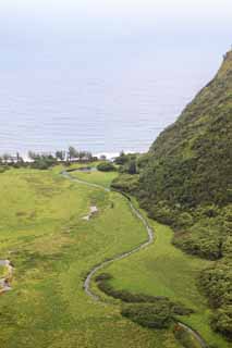 fotografia, materiale, libero il panorama, dipinga, fotografia di scorta,Isola di Hawaii Waimanu Valley, , , , 