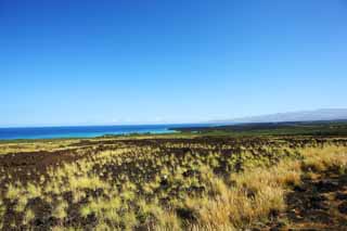 fotografia, materiale, libero il panorama, dipinga, fotografia di scorta,Isola di Hawaii lava altopiano, , , , 