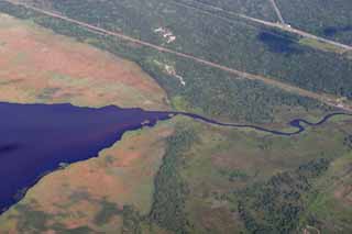 fotografia, materiale, libero il panorama, dipinga, fotografia di scorta,Lago ed un fiume, fiume, lago, legno, modo