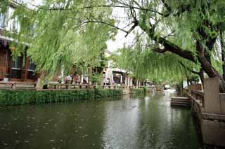 fotografia, materiale, libero il panorama, dipinga, fotografia di scorta,Zhouzhuang, , , , 