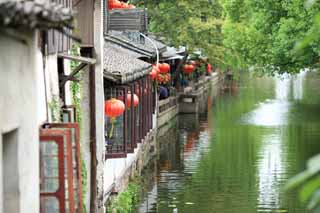 fotografia, materiale, libero il panorama, dipinga, fotografia di scorta,Zhouzhuang, , , , 