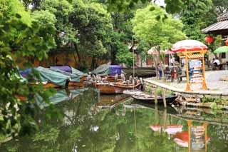 fotografia, materiale, libero il panorama, dipinga, fotografia di scorta,Zhouzhuang, , , , 