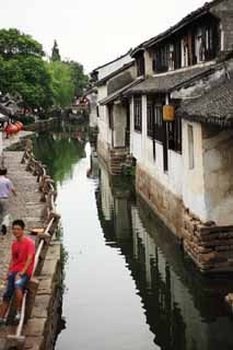 fotografia, materiale, libero il panorama, dipinga, fotografia di scorta,Zhouzhuang, , , , 