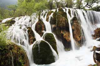 photo, la matière, libre, aménage, décrivez, photo de la réserve,TatsukiTadashi Jiuzhaigou cascade, , , , 