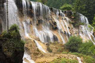 foto,tela,gratis,paisaje,fotografía,idea,Cascada Chintamanada Jiuzhaigou, , , , 