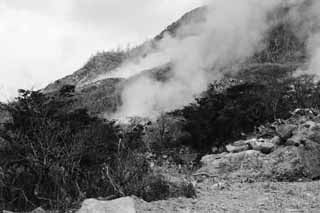 foto,tela,gratis,paisaje,fotografía,idea,Oowakudani, Hakone, Volcán, Calor terrestre, Montaña