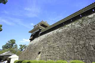 fotografia, materiale, libero il panorama, dipinga, fotografia di scorta,Al Castello di Kumamoto, , , , 