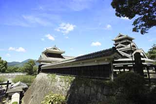 fotografia, materiale, libero il panorama, dipinga, fotografia di scorta,Al Castello di Kumamoto, , , , 