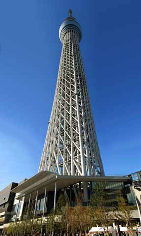 Foto, materiell, befreit, Landschaft, Bild, hat Foto auf Lager,Ein Blick auf die sky tree, , , , 