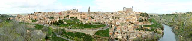 foto,tela,gratis,paisaje,fotografía,idea,Una vista panorámica de Toledo, , , , 