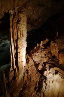 Foto, materiell, befreit, Landschaft, Bild, hat Foto auf Lager,Ishigaki-jima Island Tropfsteinhöhle, Tropfsteinhöhle, Tropfstein, Kalkstein, Höhle