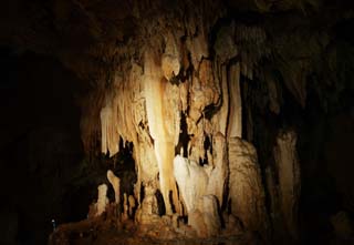 Foto, materiell, befreit, Landschaft, Bild, hat Foto auf Lager,Ishigaki-jima Island Tropfsteinhöhle, Tropfsteinhöhle, Tropfstein, Kalkstein, Höhle