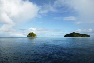 foto,tela,gratis,paisaje,fotografía,idea,Es un arco iris en el horizonte, Isla, El mar, Ola, Arco iris