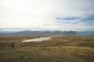 Foto, materiell, befreit, Landschaft, Bild, hat Foto auf Lager,Lake Tekapo und Alexandra, See, , , , 