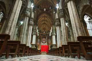 photo,material,free,landscape,picture,stock photo,Creative Commons,A view of the Duomo of Milan, , , , 