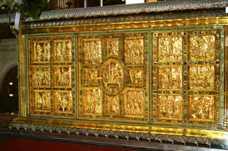 photo,material,free,landscape,picture,stock photo,Creative Commons,Sant'Ambrogio church of golden altar, , , , 