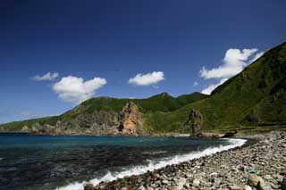 foto,tela,gratis,paisaje,fotografía,idea,La orilla de un lugar sagrado, Despeñadero, La orilla, Roca, Ola