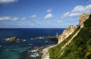 fotografia, materiale, libero il panorama, dipinga, fotografia di scorta,Isola che Takeshi Costeggerà di una superba vista, rupe, La spiaggia, pietra, onda