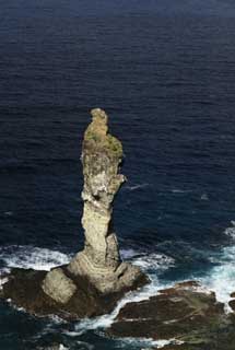 foto,tela,gratis,paisaje,fotografía,idea,Soledad de una prostituto niño roca, Despeñadero, Dio forma a rocas extrañamente, Roca, Ola