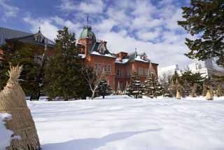 photo, la matière, libre, aménage, décrivez, photo de la réserve,Agence Hokkaido précédente, brique, , Réclamation, C'est neigeux