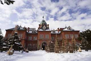 photo, la matière, libre, aménage, décrivez, photo de la réserve,Agence Hokkaido précédente, brique, , Réclamation, C'est neigeux