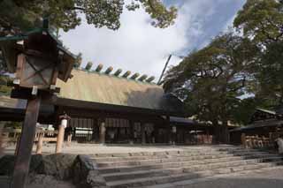 foto,tela,gratis,paisaje,fotografía,idea,Shrine de Atsuta - jingu, Santuario sintoísta, Oración, Shinto, Religión