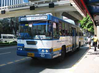 foto,tela,gratis,paisaje,fotografía,idea,Un autobús tailandés, Autobús, , Transporte público, 