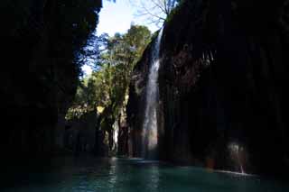 Ôîòî, ìàòåðèàëüíûé, ñâîáîäíûé, ïåéçàæ, ôîòîãðàôèÿ, ôîòî ôîíäà.,Takachiho-kyo Gorge, Ravine, Backlight, Ñêàëà, Åñòåñòâåííûé ïàìÿòíèê