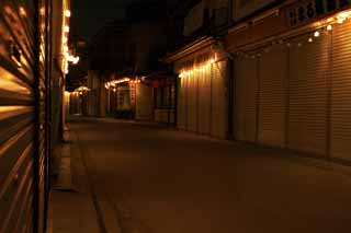 foto,tela,gratis,paisaje,fotografía,idea,La noche de un enfoque para un santuario, La herencia cultural de mundo, Camino por la noche, Vista de noche, Luz