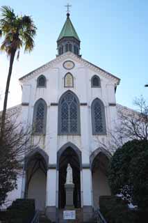 foto,tela,gratis,paisaje,fotografía,idea,Oura Iglesia Católica, Iglesia, El París extranjero sociedad de propagación, , Arquitectura de estilo Gothic