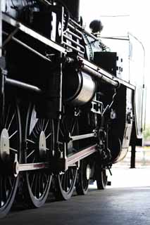 photo, la matière, libre, aménage, décrivez, photo de la réserve,L'homme courageux de la vapeur locomotif, vapeur locomotif, train, roue motrice, Fer