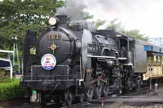 foto,tela,gratis,paisaje,fotografía,idea,El humo negro de la locomotora de vapor, Locomotora de vapor, Tren, Rueda motriz, Carbón