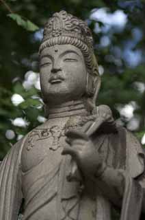 photo,material,free,landscape,picture,stock photo,Creative Commons,The sacred mountain temple matchmaking Kannon, stone statue, Buddhism, The Kannon, Ishibotoke