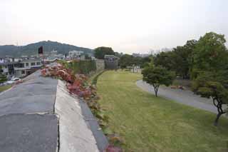 foto,tela,gratis,paisaje,fotografía,idea,Torre de arma de fuego de Kitanishi de Hwaseong Fortress, Castillo, Pavimento de piedra, Azulejo, Pared de castillo