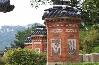 fotografia, materiale, libero il panorama, dipinga, fotografia di scorta,Camino di Tmisan , istituzione che scalda, eredità di mondo, Stufa coreana, Hypocaust