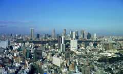 fotografia, materiale, libero il panorama, dipinga, fotografia di scorta,Scena di Tokio, costruendo, città, cielo blu, 