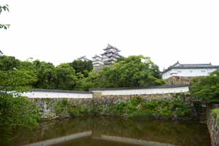 foto,tela,gratis,paisaje,fotografía,idea,Himeji - Castle de jo, Cuatro tesoros nacionales Castle, Castillo, Shigetaka Kuroda, Hideyoshi Hashiba