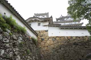 foto,tela,gratis,paisaje,fotografía,idea,Himeji - Castle de jo, Cuatro tesoros nacionales Castle, Sadanori Akamatsu, Shigetaka Kuroda, Hideyoshi Hashiba