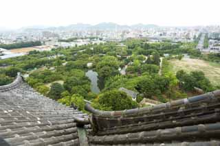 foto,tela,gratis,paisaje,fotografía,idea,El paisaje de Himeji - Castle de jo, Cuatro tesoros nacionales Castle, Sadanori Akamatsu, Shigetaka Kuroda, Hideyoshi Hashiba