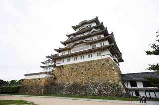 foto,tela,gratis,paisaje,fotografía,idea,Himeji - Castle de jo, Cuatro tesoros nacionales Castle, Sadanori Akamatsu, Shigetaka Kuroda, Hideyoshi Hashiba