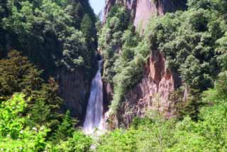 photo, la matière, libre, aménage, décrivez, photo de la réserve,Rugissant chutes, eau, pierre, vert, 