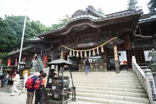 foto,tela,gratis,paisaje,fotografía,idea,El salón principal de un templo Buddhist del Takao emperador de medicina de ñame deshidratado, El salón principal de un templo Buddhist, Chaitya, Asceta de montañismo, Monje Buddhist