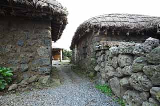 fotografia, materiale, libero il panorama, dipinga, fotografia di scorta,Villaggio di popolo di città di castello, Vita, corsa, Architettura di tradizione, Cultura