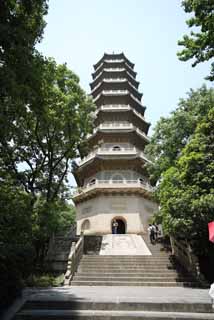 foto,tela,gratis,paisaje,fotografía,idea,Fantasma fantasma torre de valle del templo de valle, Torre, Monasterio Buddhist, Oración, Buddhism