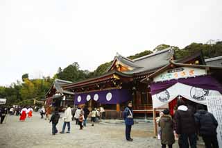 foto,tela,gratis,paisaje,fotografía,idea,Tres oración del santuario sintoísta - empujar, Shinto, Moldéelo; un conejo, Recinto, Adoración