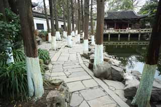 foto,tela,gratis,paisaje,fotografía,idea,Jardín de Yuyuan, Jardín de casa de santuario chino, , Estilo de comida chino, Laguna